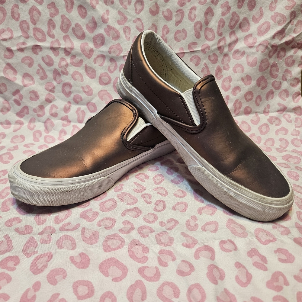 Vans Classic Slip Ons Muted Metallic